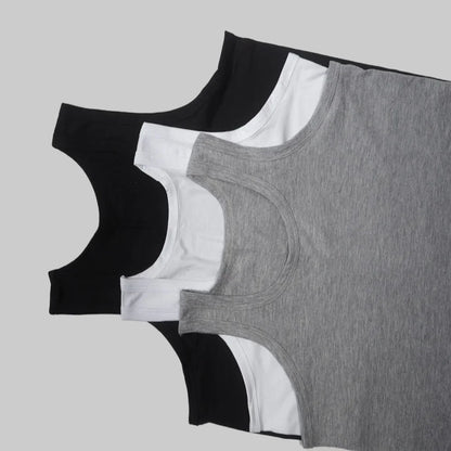 Lot de 6 Boxers et 6 Débardeurs Enfants en Coton pour Garçons - Fabrication Espagnole - Couleurs Variées