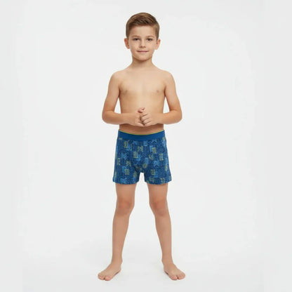 Lot de 6 Boxers et 6 Débardeurs Enfants en Coton pour Garçons - Fabrication Espagnole - Couleurs Variées