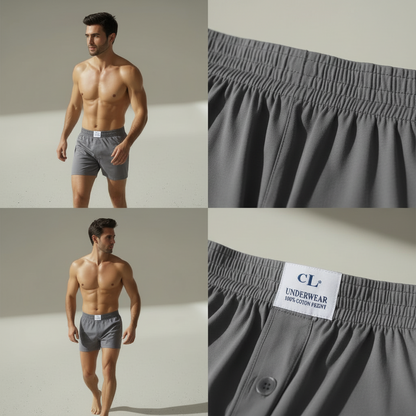 Lot de 4 Boxers Pour Homme De La Marque - CL- 100 % coton  ---3 Chaussettes Gratuit---