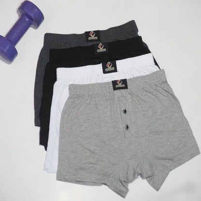 Lot de 4 Boxers en Coton pour Homme - Marque ESPIRO - Couleurs Variées !