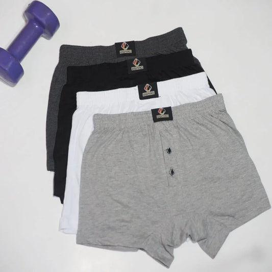 Lot de 4 Boxers en Coton pour Homme - Marque ESPIRO - Couleurs Variées !
