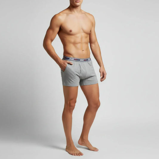 Lot de 4 Boxers pour Hommes- Marque Man Basic - Couleurs Variées