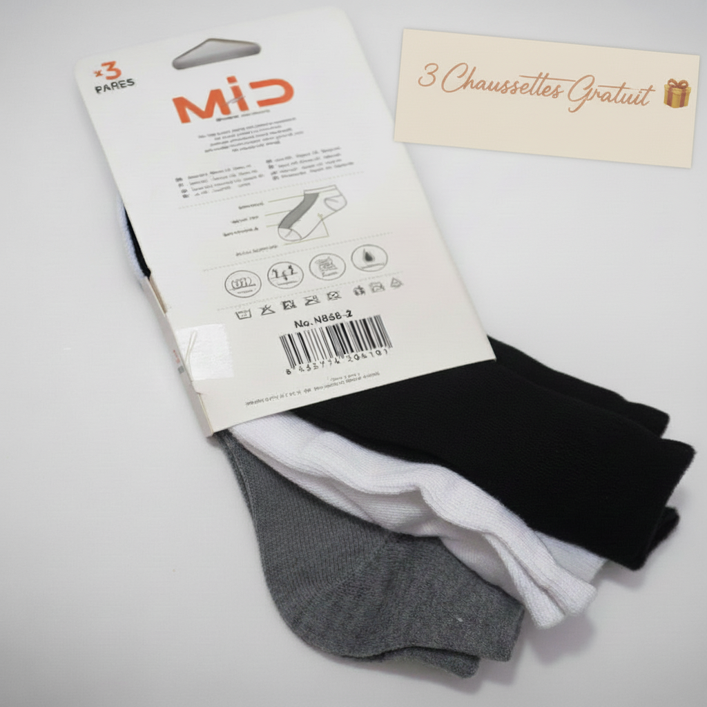Lot de 4 Boxers Pour Homme De La Marque - CL- 100 % coton  ---3 Chaussettes Gratuit---