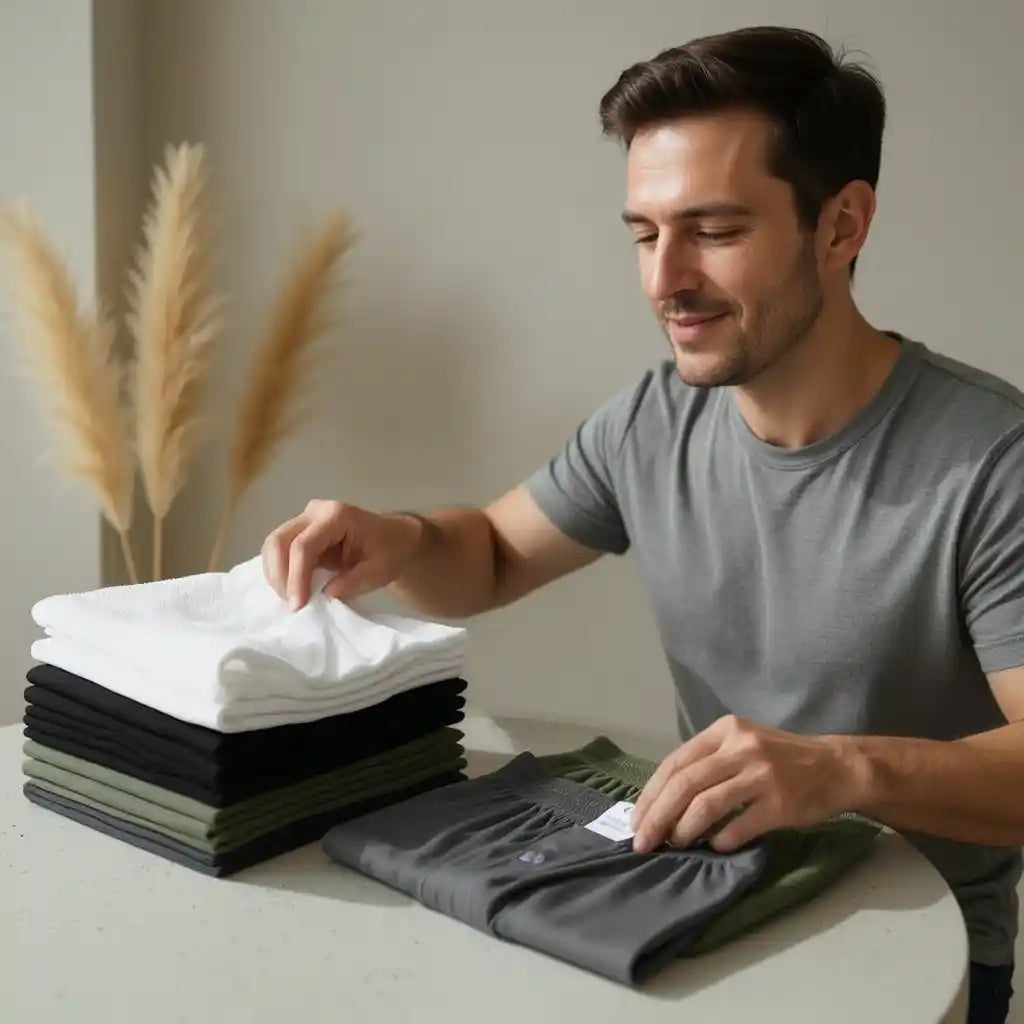 Lot de 4 Boxers Pour Homme De La Marque - CL- 100 % coton  ---3 Chaussettes Gratuit---