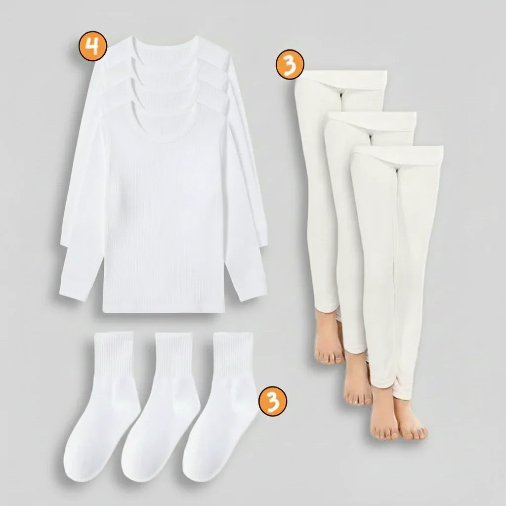 Pack de sous vêtements Therqmiques pour Enfants -Filles-