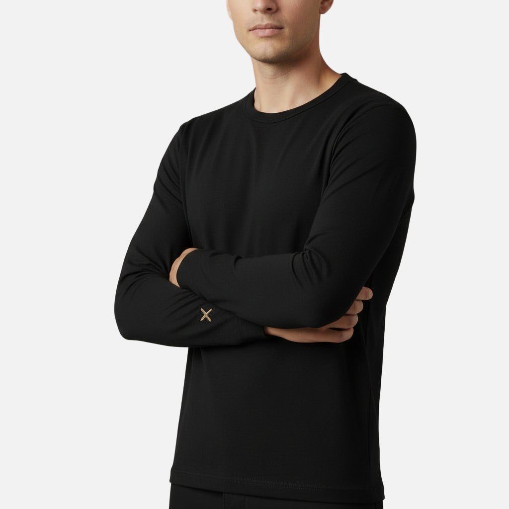 Pack de Sous Vêtements Hommes Thermiques Tshirt A Manches Longues Et Sous Pontalon Et Chaussettes