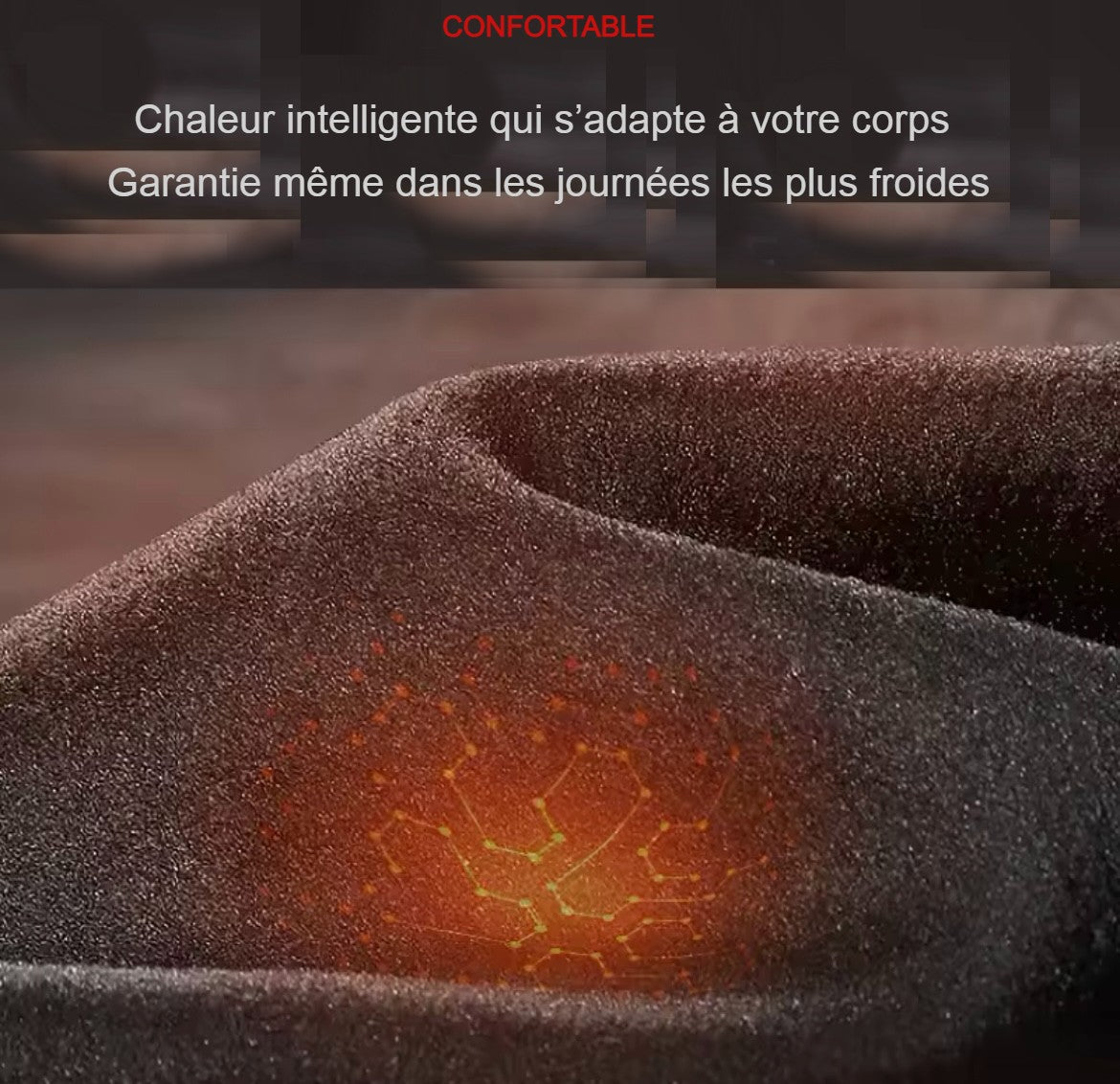 Lot de 6 Piéces Sous Vêtements Thermiques Hommes 3 T-shirts A Manche Longues & 3 Sous Pontalons