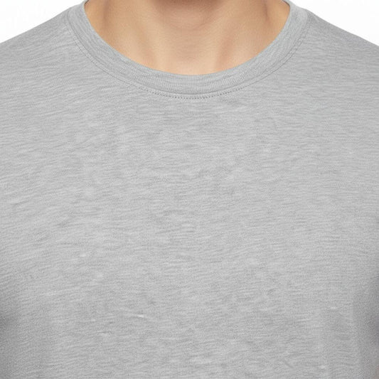 Lot de 4 T-shirts Demi-Manches pour Hommes - 100% Coton -